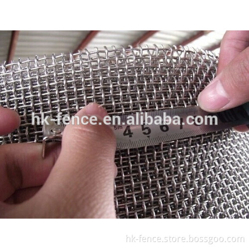 stainless steel/galvanized crimp weave wire mesh